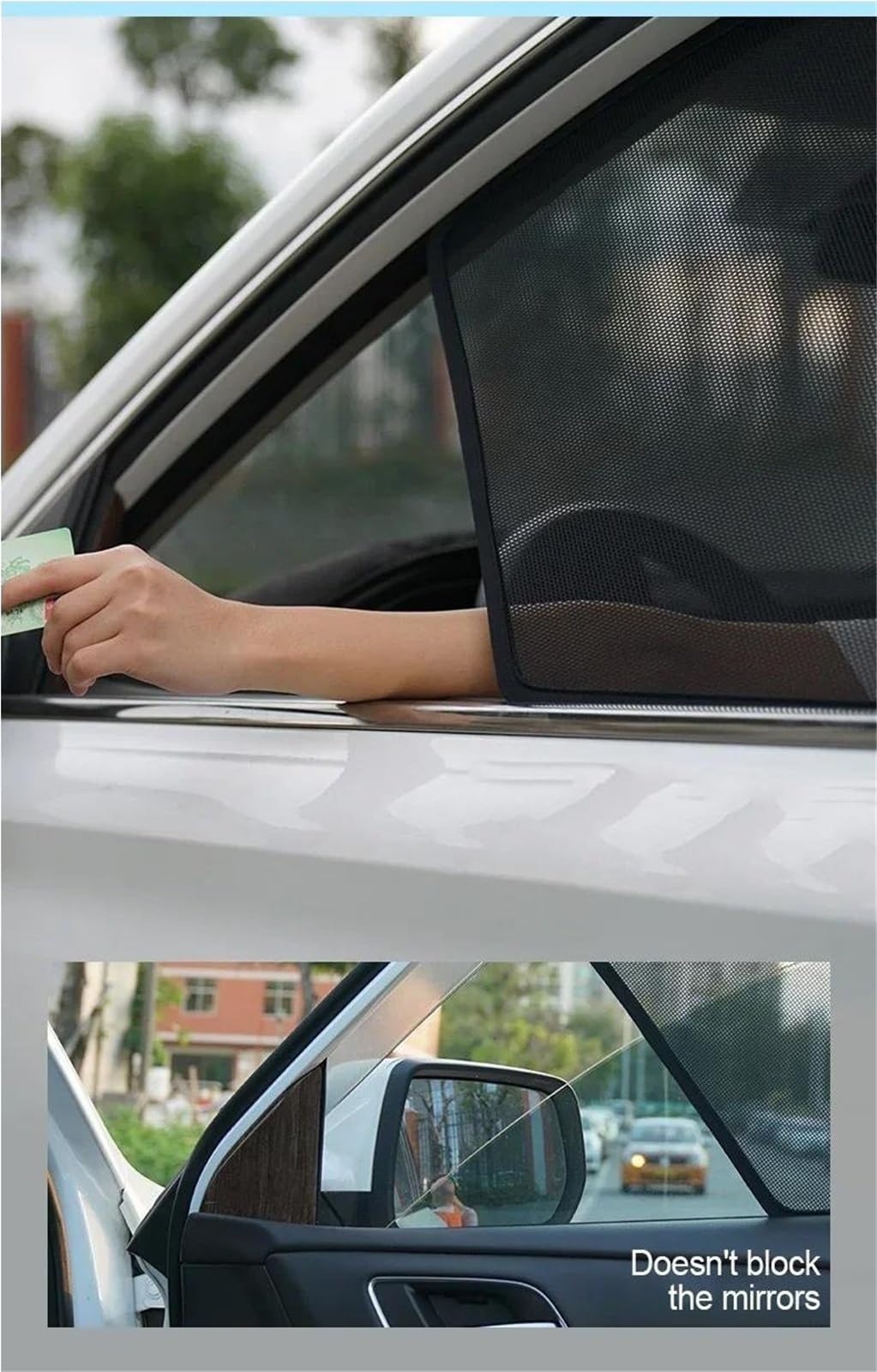 Parasol Ventana Coche para Chevy para Traverse 4 DR SUV 2018-2023 Parasol Ventana Cortina Magnética Malla Parabrisas Delantero(Front-2pcs)