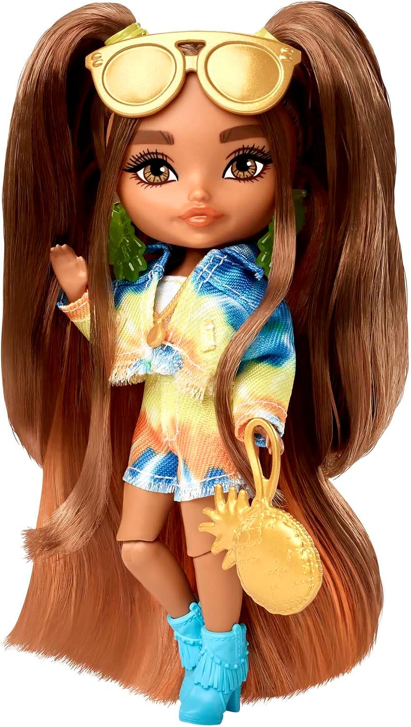 Barbie Extra Mini Bebekler Renkli Kot