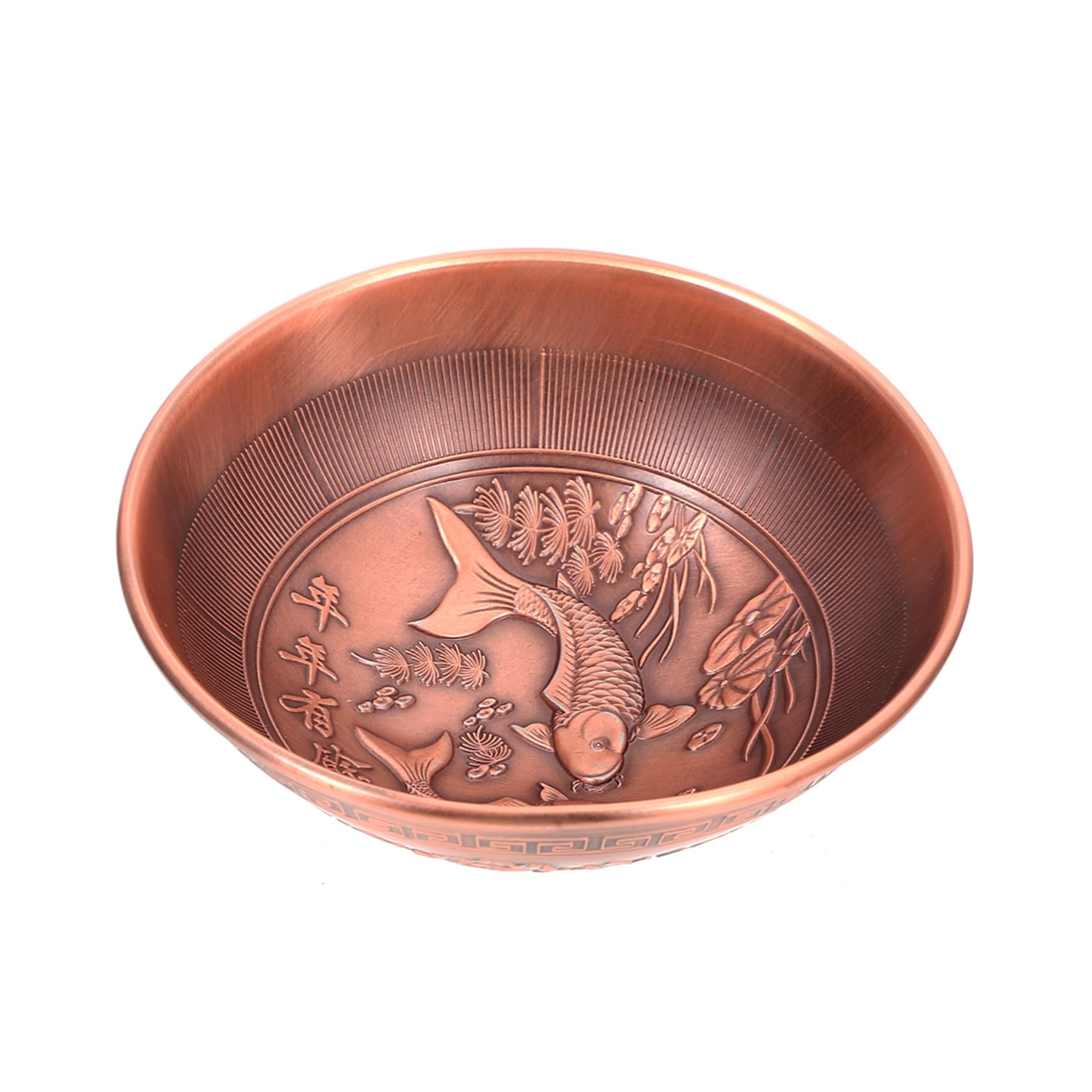 Ciieeo 3 Piezas Quemador de Incienso decoración del hogar de la Vendimia Porta Incienso Budista Buda Budismo Home Decor incensario purificador de Aire incensario Budista Cobre Rojo