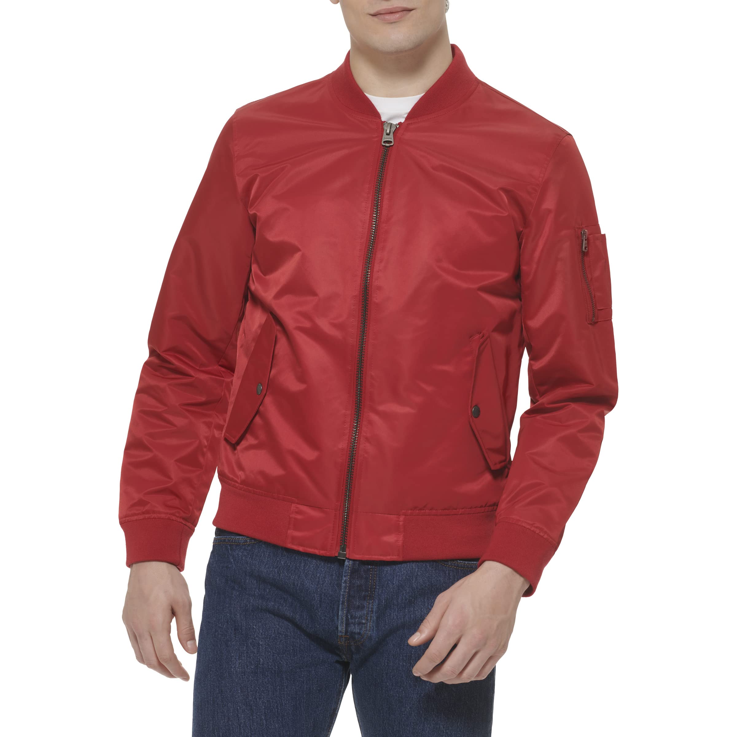 Levi's Men's Flight Satin Unfilled Ma-1 Bomber