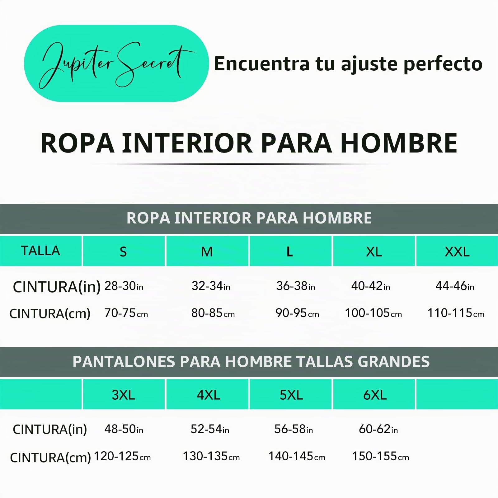 JupiterSecret Calzoncillos Hombre Boxer Americanos, Algodón Suave, Cómodos Boxer Hombre Pack, Cintura Elástica, 6 o 10 Piezas