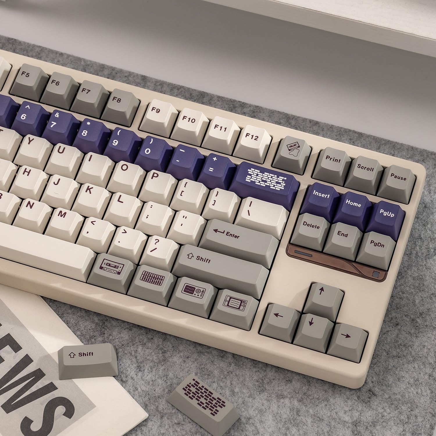 Amazon.com: ZMX Retro Keycaps,Custom Minimalist Keycaps Dye
