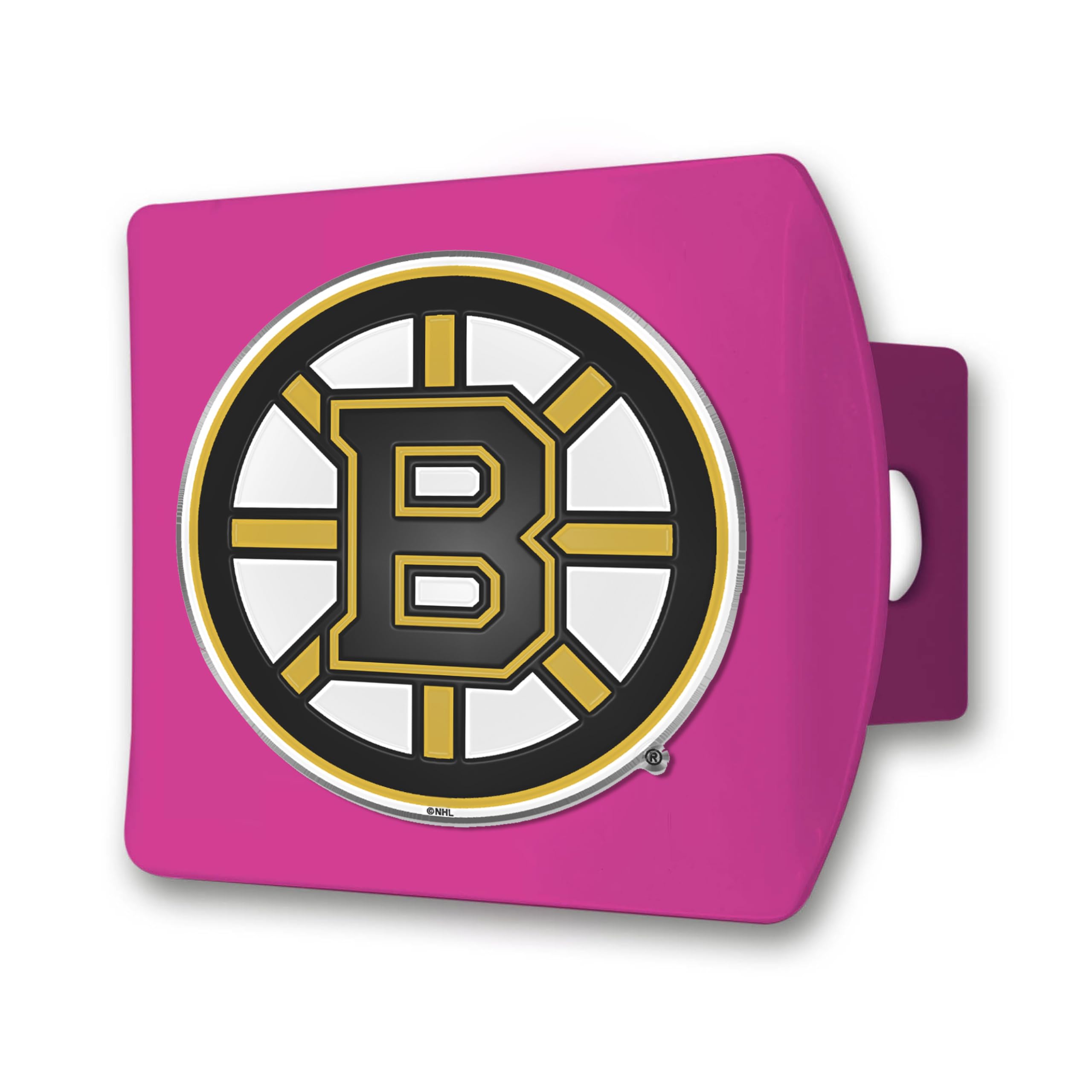FANMATS 43849 Boston Bruins Color Hitch Cover - Pink