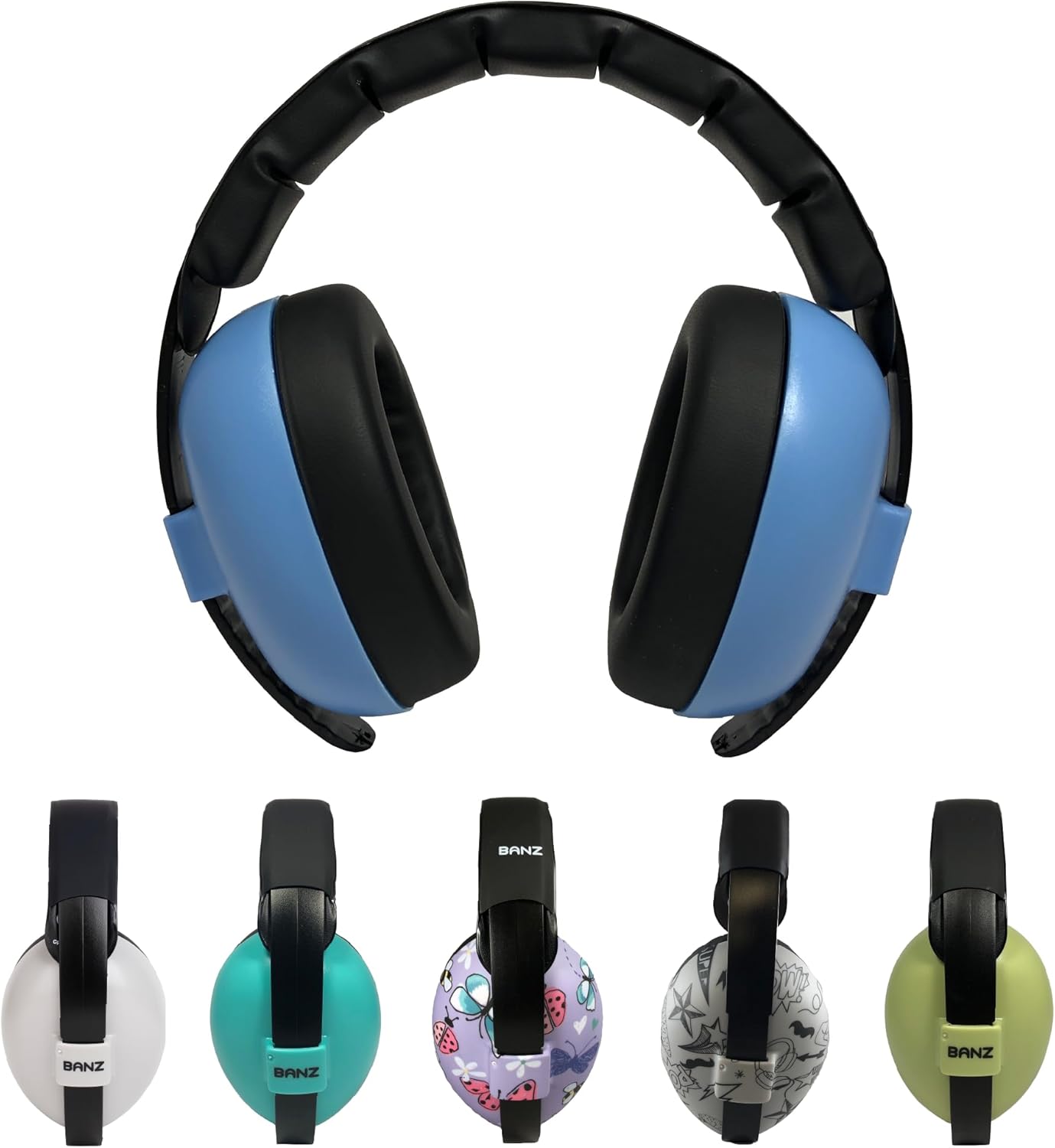 Baby Banz Earmuffs Infant Hearing Protection Ages 02+ Years THE BEST EARMUFFS FOR BABIES