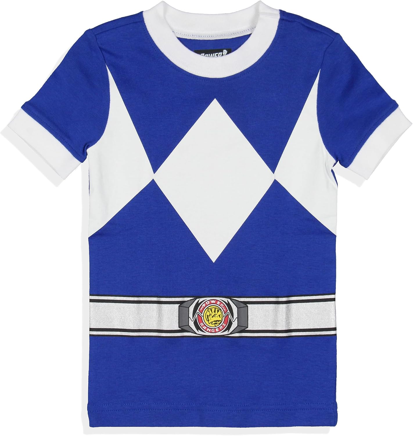 INTIMO Power Rangers Kids Mighty Morphin Character Tight Fit Shorts Sleep Pajama Set For Boys Girls