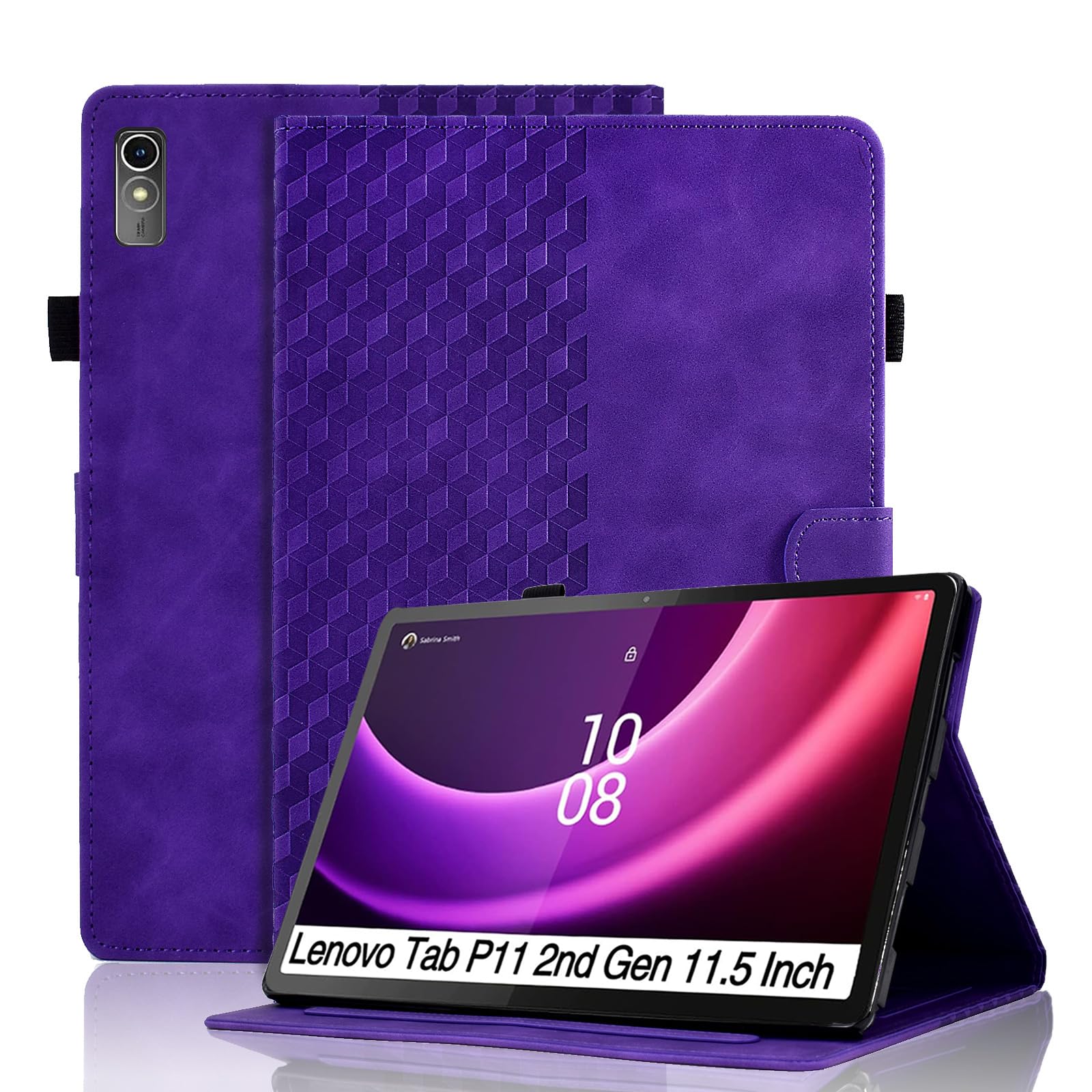 Case for Honor Pad X8a 11 Inch Tablet 2024 Protective Case Premium Leather Folio Smart Case with Auto Sleep/Wake Pen Holder Card Slot for Honor Pad X8a- Dark Green — view 217