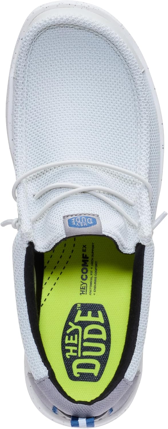 HEYDUDE Men’s Wally Work CE Slip-On Loafers | Lightweight CE-Certified Work Shoes | Water-Repellent & Slip-Resistant Outsole