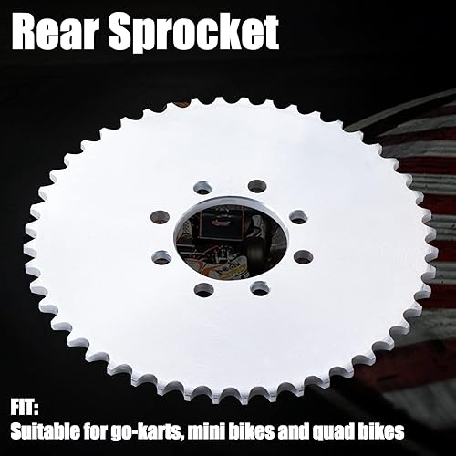 Miniatura 5 de Go Kart - Piñón trasero de 48 dientes compatible con piñón de cadena 40/41/420 para Go Karts Mini Bicicletas y Quad ATV