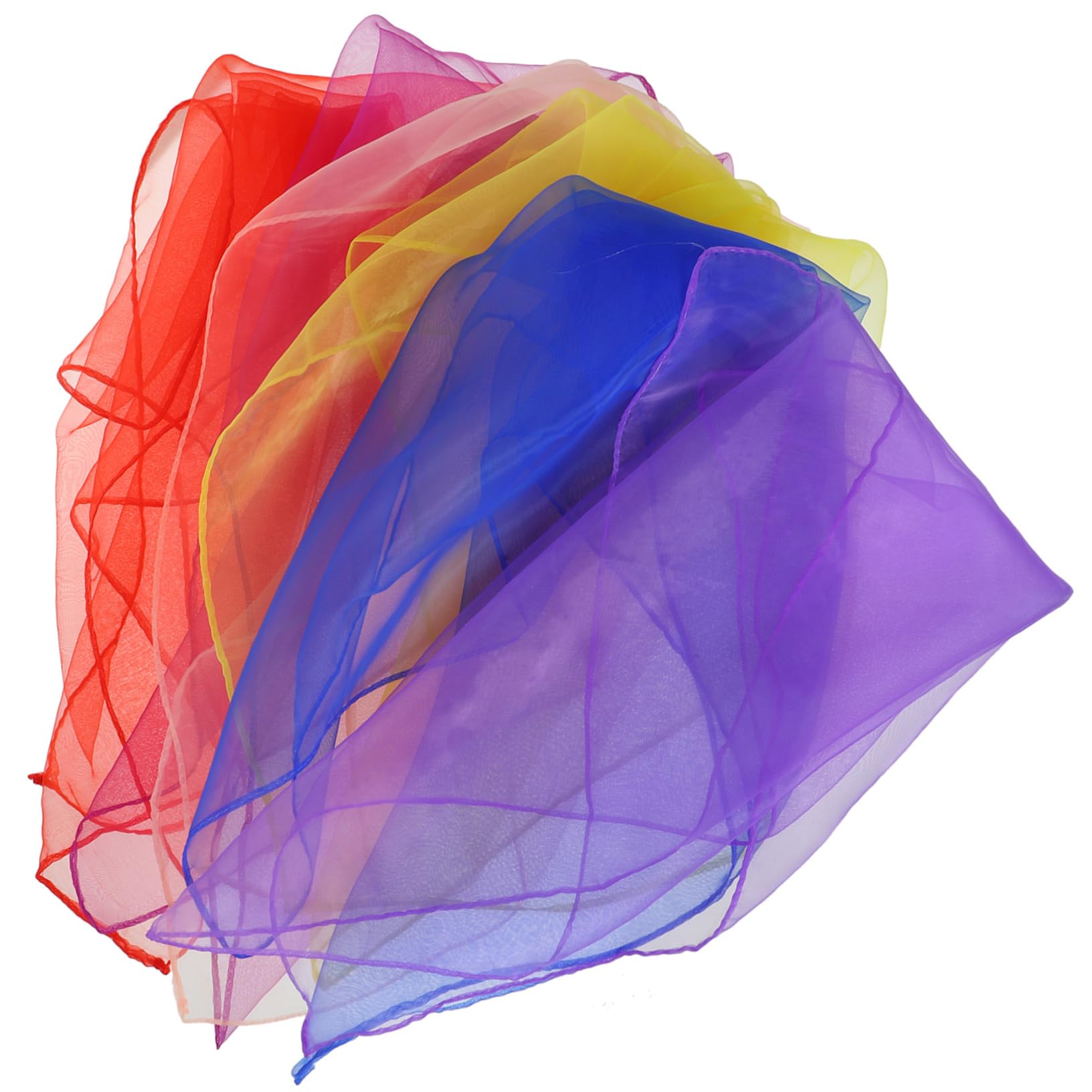 FOMIYES 6pcs Performance Scarves Juggling Scarves for Dance Stage Shows Kindergarten Activities for Movement and Play