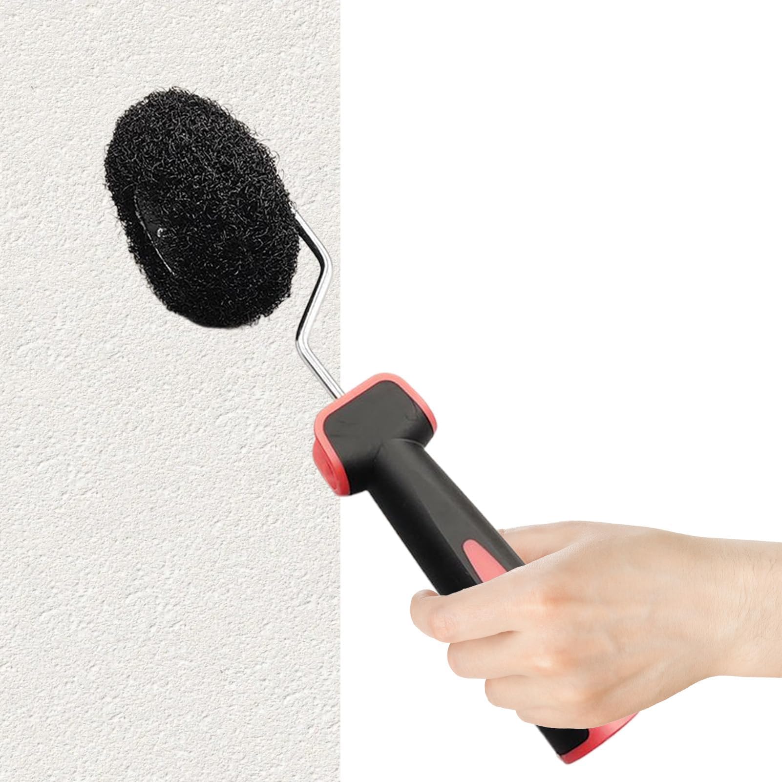 Plaster Roller Roll On – Fiber Silk 31x9.5cm | Pumpkin-Shaped Paint Brush Corner Paint Brush | Wall Painting Tool for DIY Home Renovation and Daily Decorating Use