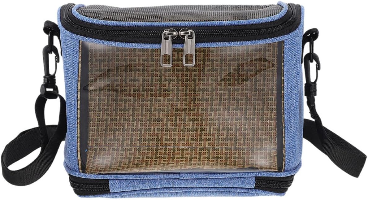 Alasum Small Animal Travel Carrier Bag for Hamster Guinea Pig Hedgehog with Breathable Mesh Portable Pet Outdoor Case for Small Pets for Travel