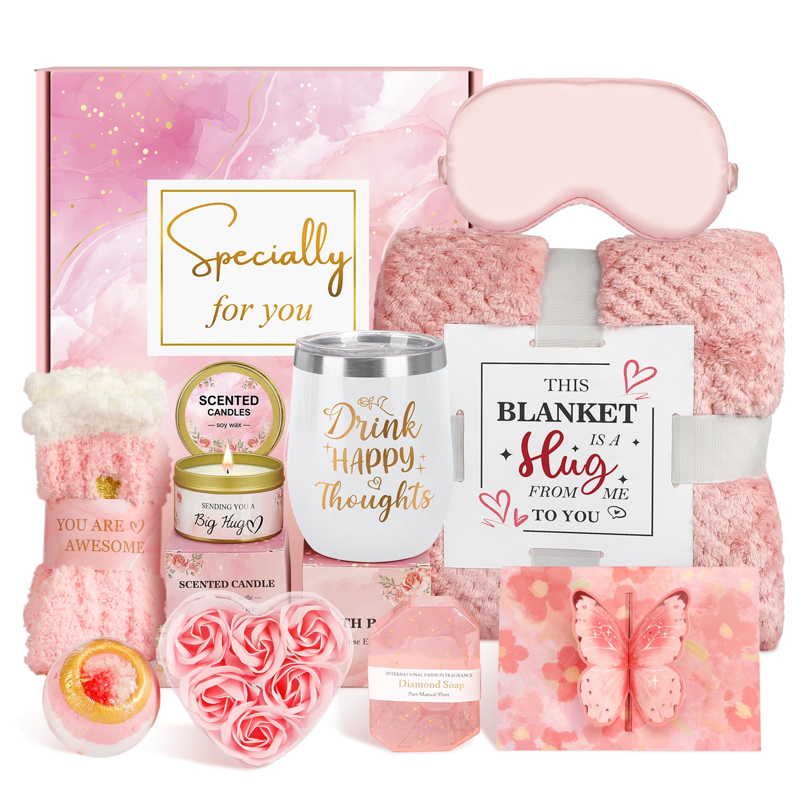 Birthday Gift Basket for Women - Self Care Kit -13 Birthday Gift Basket for Women - Self Care Kit -13