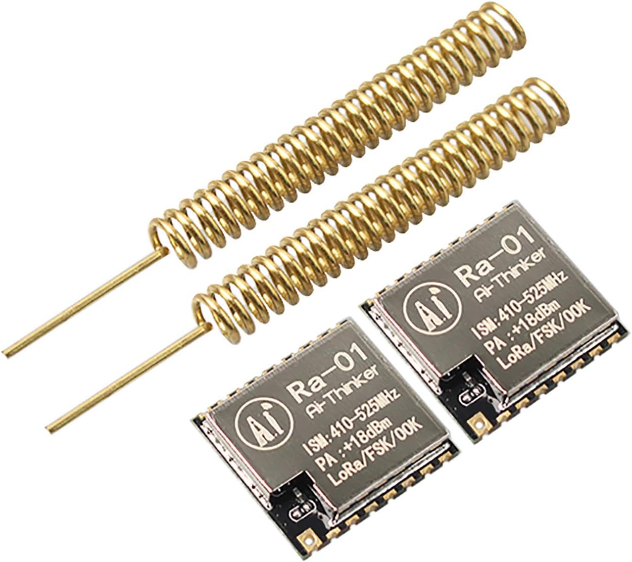 Alwayshare Ra-01 SX1278 LoRa Spread Spectrum Wireless Module 433MHz Wireless Serial Port SPI Interface（Pack of 2）