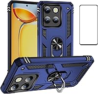 Vista 102 de Funda para Xiaomi redmi Note 10 Pro con protector de pantalla, ajuste delgado, protección militar, a prueba de golpes, funda trasera para Redmi Note