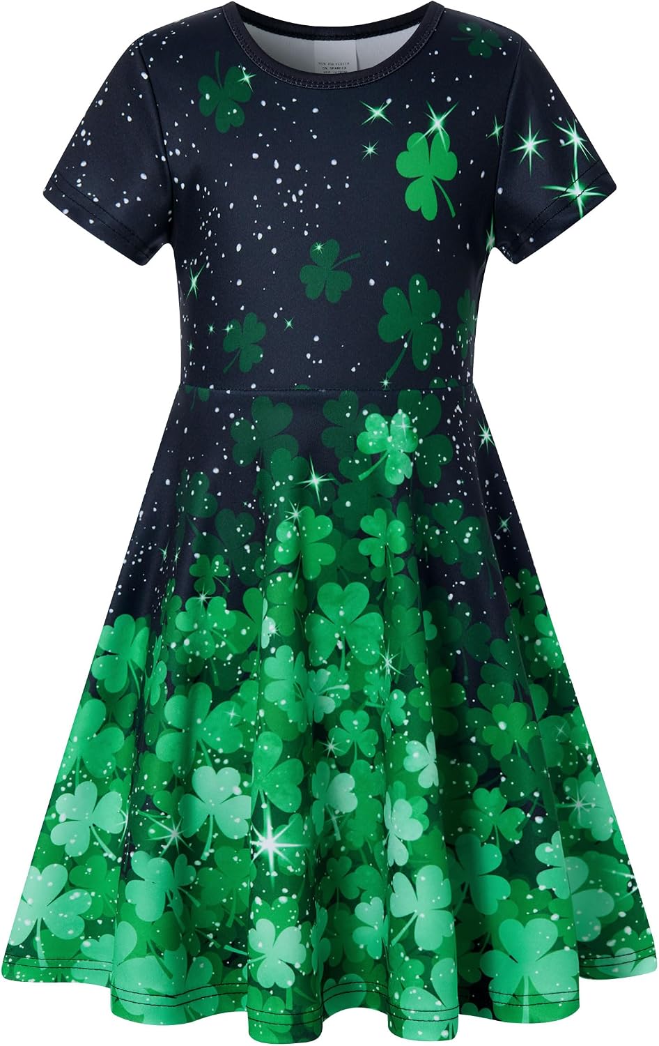 ALISISTER Little Girls Dress Short Sleeve Toddler Summer Sundress 2-9T