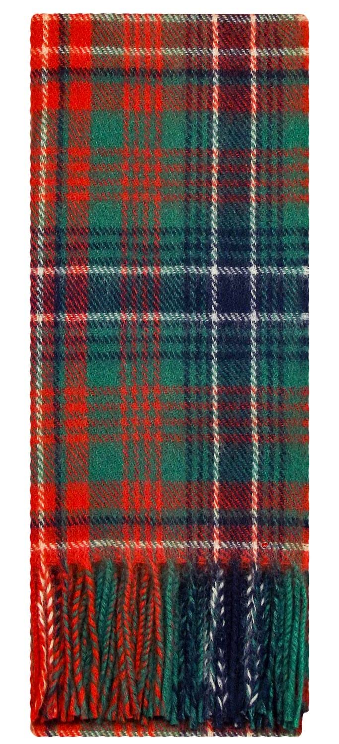 I LUV LTD Wilson Ancient Tartan Plaid 100% Lambswool Clan Scarf Made in Scotland