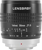 Vista 1 de Lensbaby - Velvet 56 - para Sony E - Efecto suave y aterciopelado - Perfecto para macro y retratos - Efecto resplandor