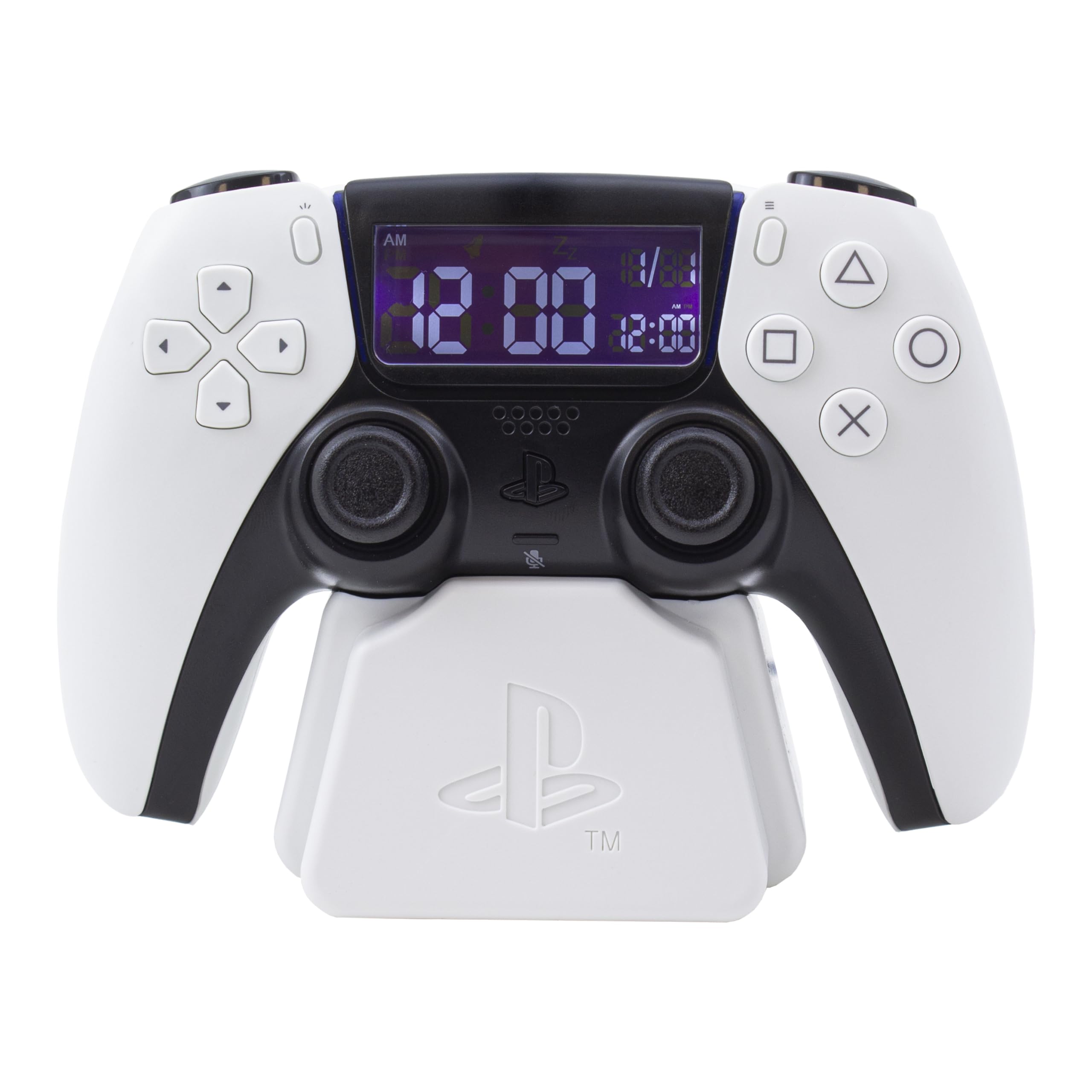 Paladone PlayStation Réveil Manette PS5 Blanc, Produit sous Licence Officielle