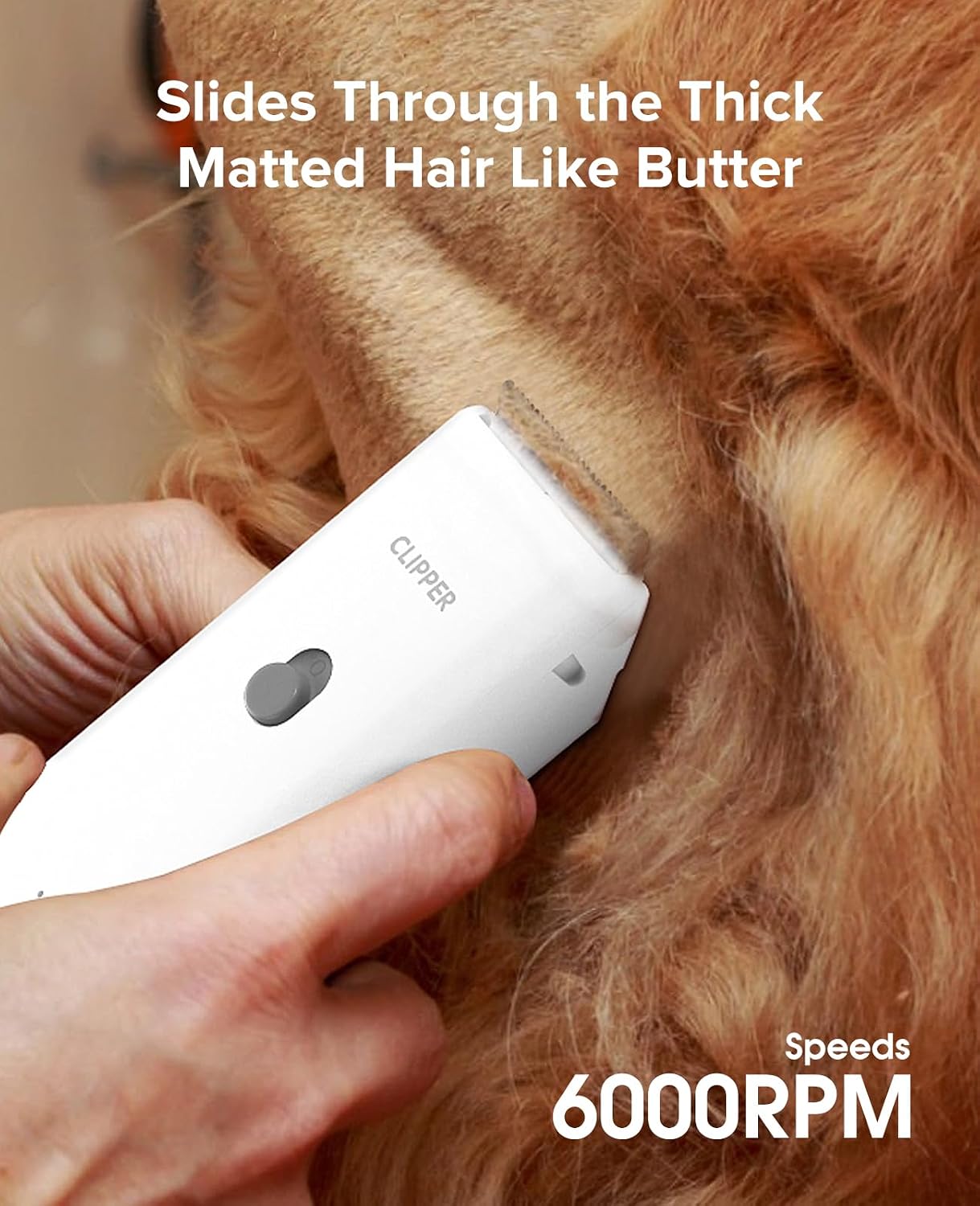 Pet Grooming Clippers Low Noise Waterproof Dog Cat Hair Trimmer image 5