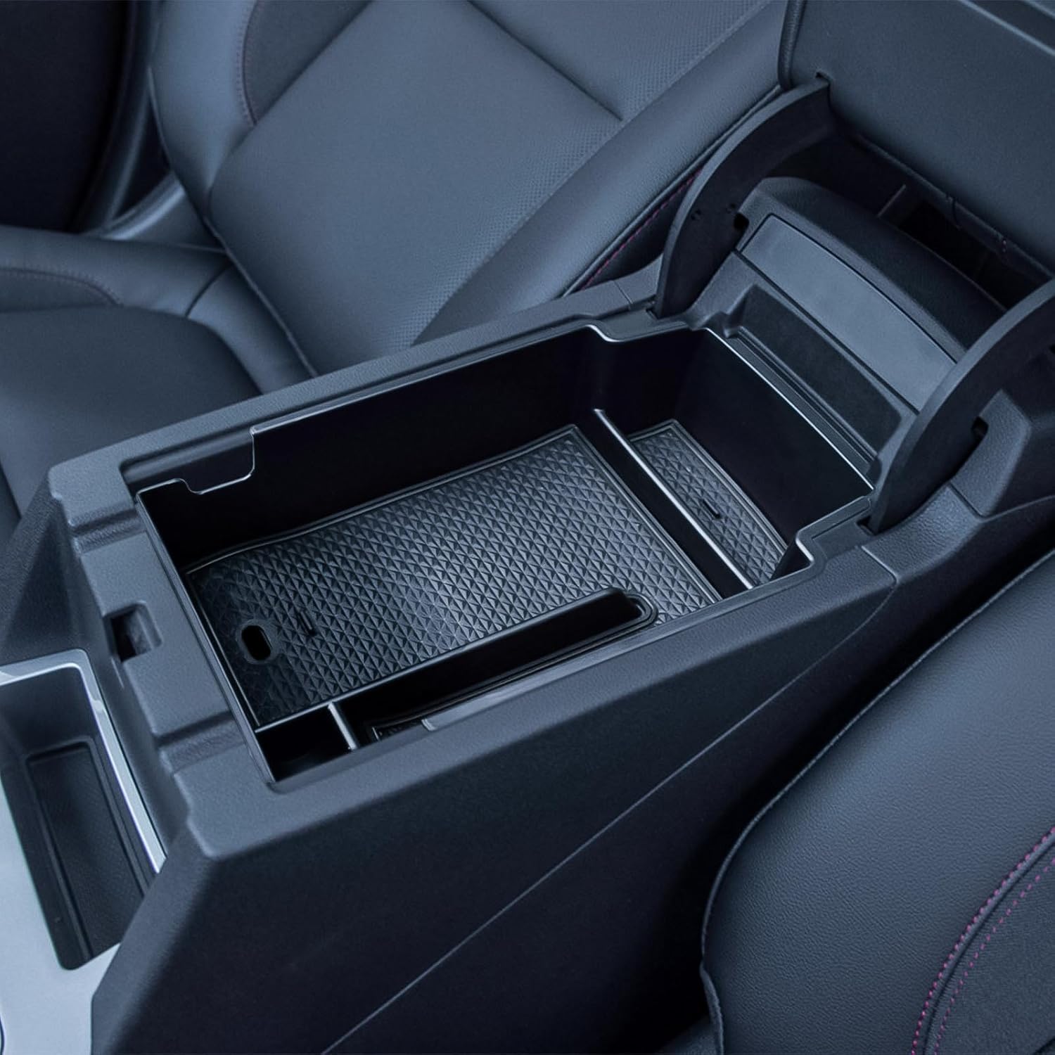 Blazer Center Console Organizer Compatible with Chevrolet/Chevy Blazer 2019 2020 2021 2022 2023 2024 2025 Accessories, Insert Tray Armrest Secondary Storage Box, Black