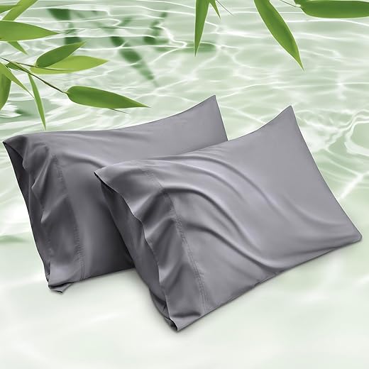 Bedsure Cooling Pillow Cases — Beat Night Sweats with SILKY Coolness