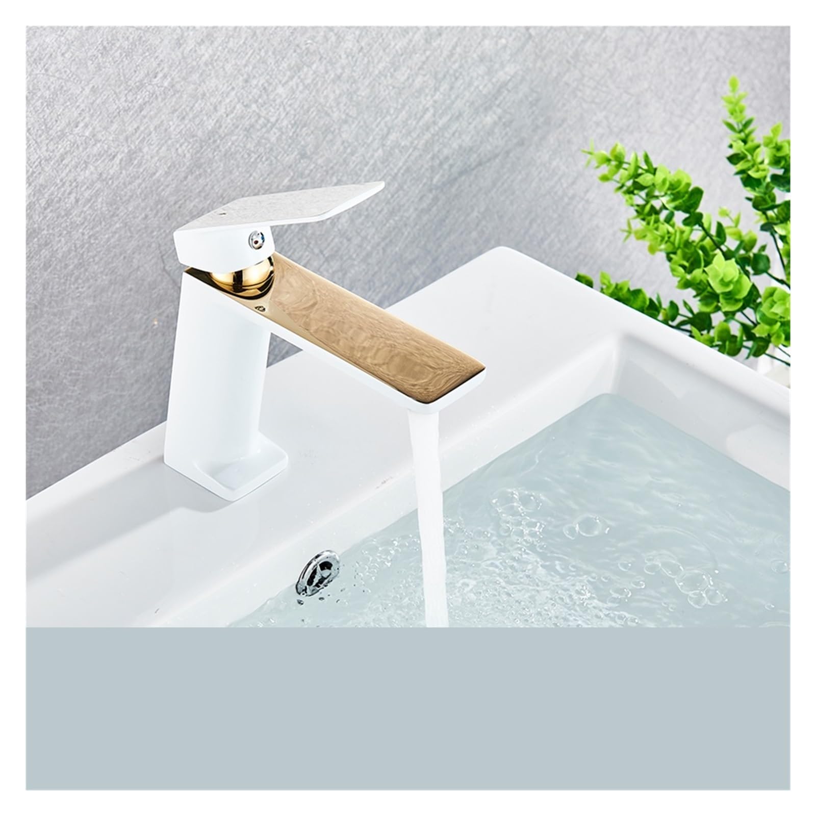 Mitigeur chaud et froid anti-éclaboussures en laiton pour rénover un lavabo ancien