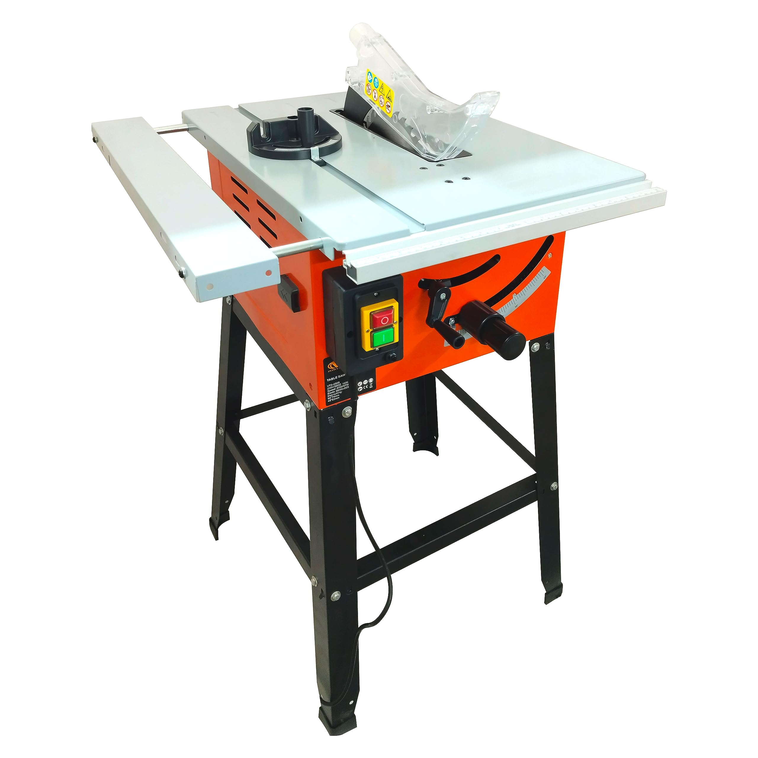 Buy VOLTZ WTS250B Wood Table 1800 W Speed 4700 RPM Portable Steel body Structure Table Saw With