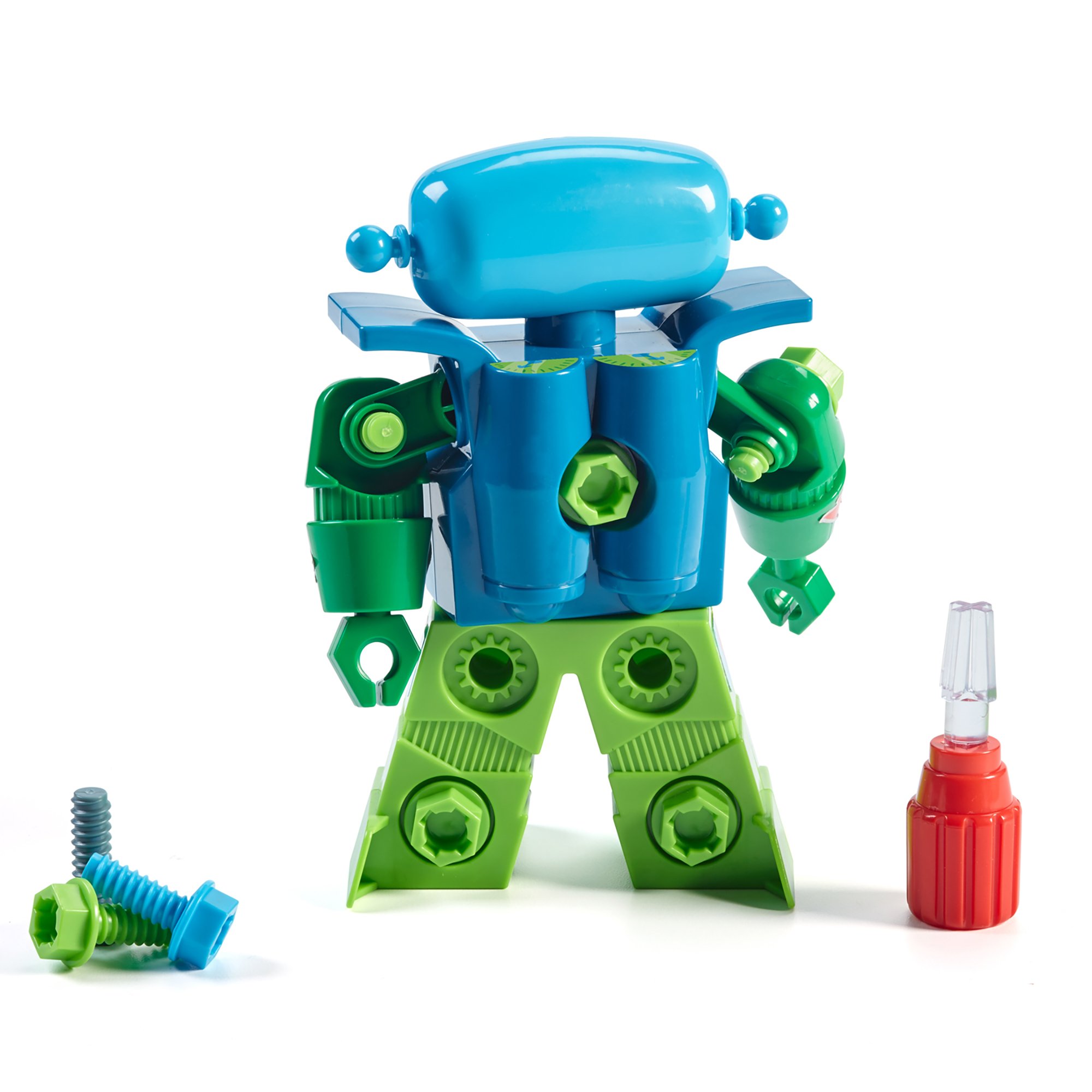 Learning Resources Robot Design & Drill® , robot da costruire, motricità , giocattolo bambini 3 anni, regali per bambini di 3-5 anni, Regali per bambini di 6-8 anni, bambini e bambine