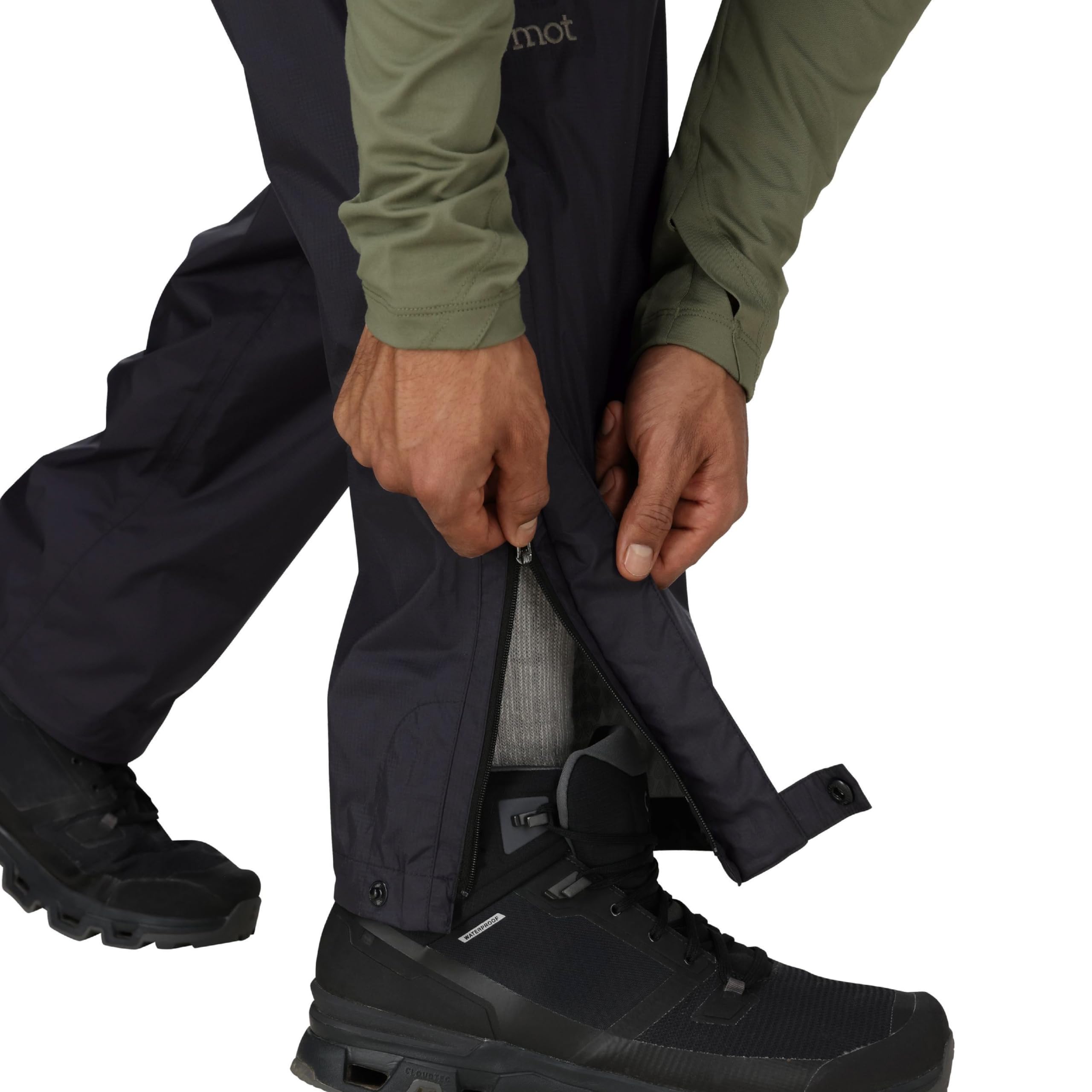 Marmot Precip Eco Pant - Pantalon de Pluie Hardshell, Pantalon imperméable à l'eau, Coupe-Vent, Respirant - PreCip Eco Pant - Homme