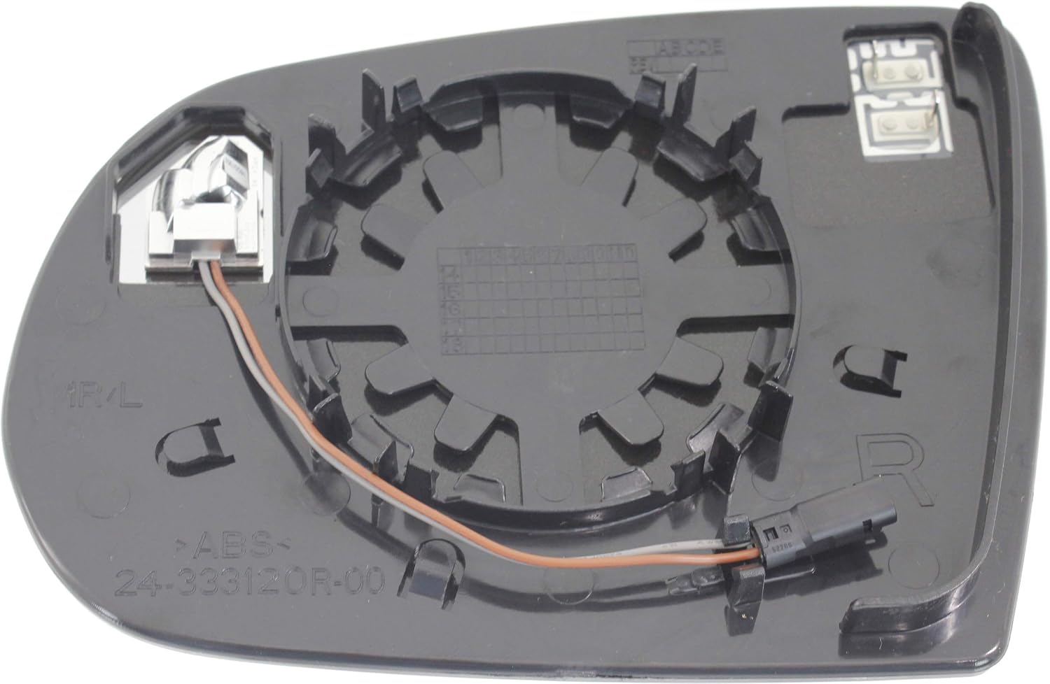 Garage-Pro Mirror Glass Compatible with 2014-2018 Jeep Cherokee Heated with Blind Spot Detection and Backing Plate Passenger Side