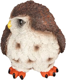 Acouto Owl Figurine Exquisite Craft Cute Decoration for Living Room Office Collectible Art Piece