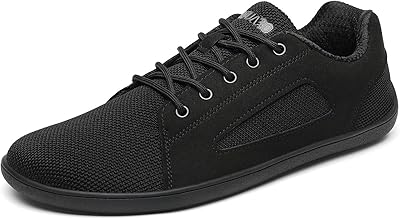 SAGUARO Unisex Knit Barfußschuhe DuckStride Luck Ⅰ- Weich Bequem Minimalistische Barfußschuhe mit Weit Zehenbox, Gr.36-46