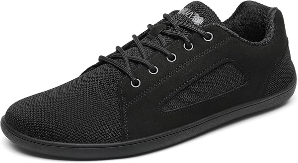 SAGUARO Unisex Knit Barfußschuhe DuckStride Luck Ⅰ- Weich Bequem Minimalistische Barfußschuhe mit Weit Zehenbox, Gr.36-46