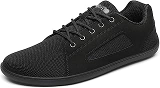 Unisex Knit Barfußschuhe DuckStride Luck Ⅰ- Weich Bequem Minimalistische Barfußschuhe mit Weit Zehenbox, Gr.36-46
