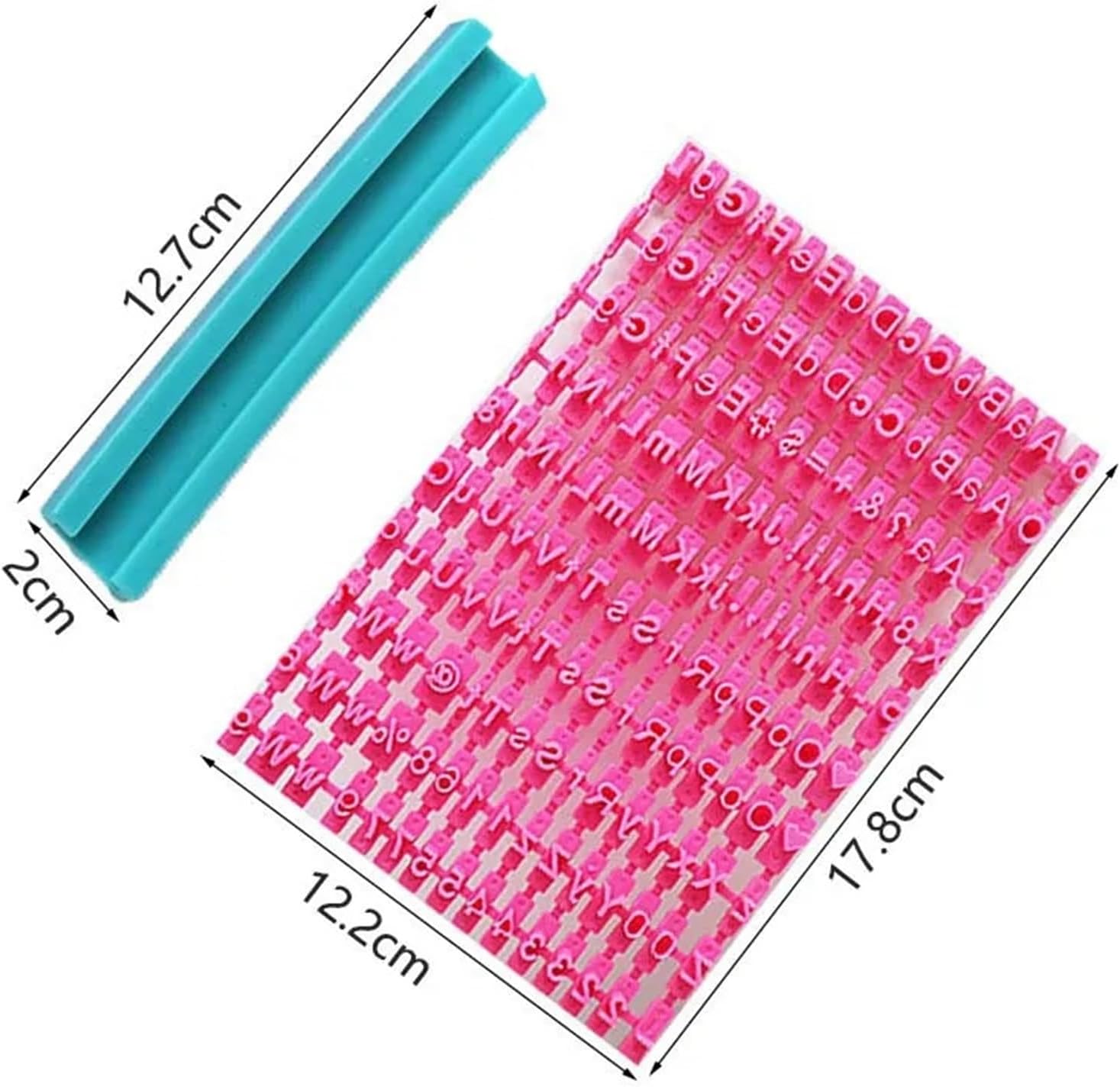 Number Letters Cookie Stamp Mold 8 Set Letter Number Molds - Embossing Printing Tool For DIY Cookie Cake Baking