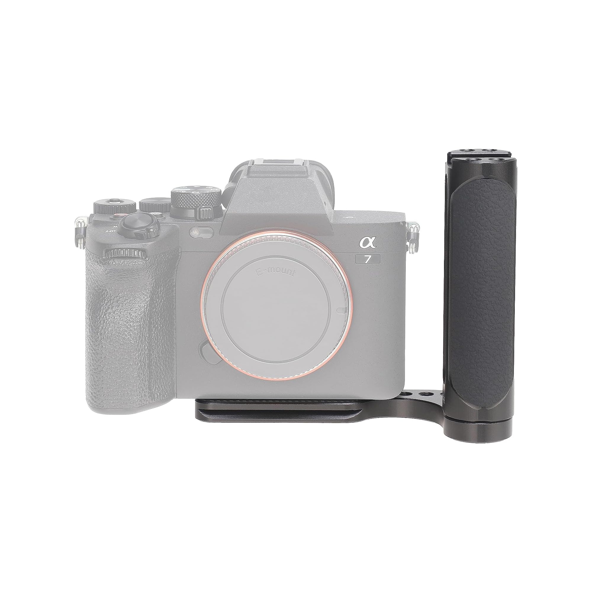 Hersmay Supporto universale per fotocamera con impugnatura laterale a mano, stabilizzatore con fotocamera svizzera Arca per fotocamera DSLR