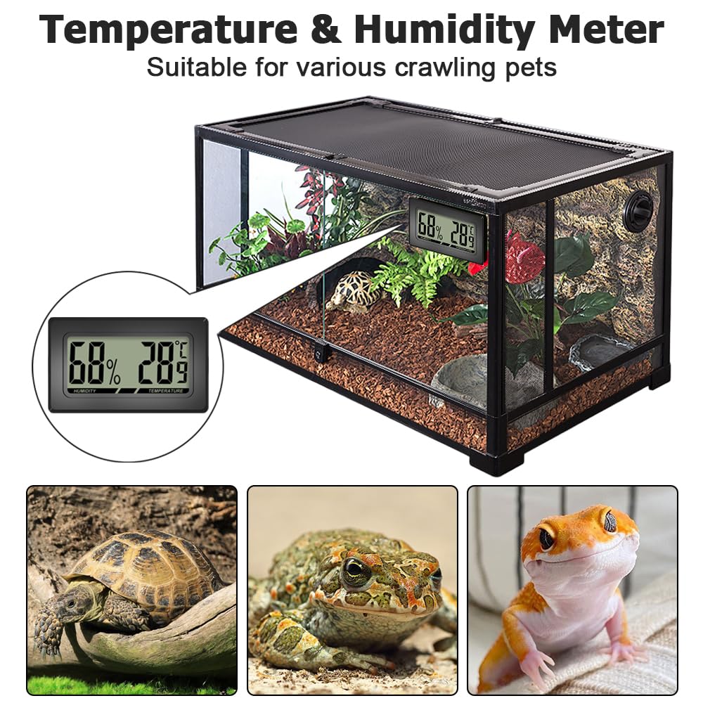 2 Pièces/3 Pièces Thermomètres Hygromètre Intérieur,Moniteur Numérique LCD de Jauge D'humidité Intérieure pour Humidificateurs Réfrigérateur Serre Jardin Cave Placard