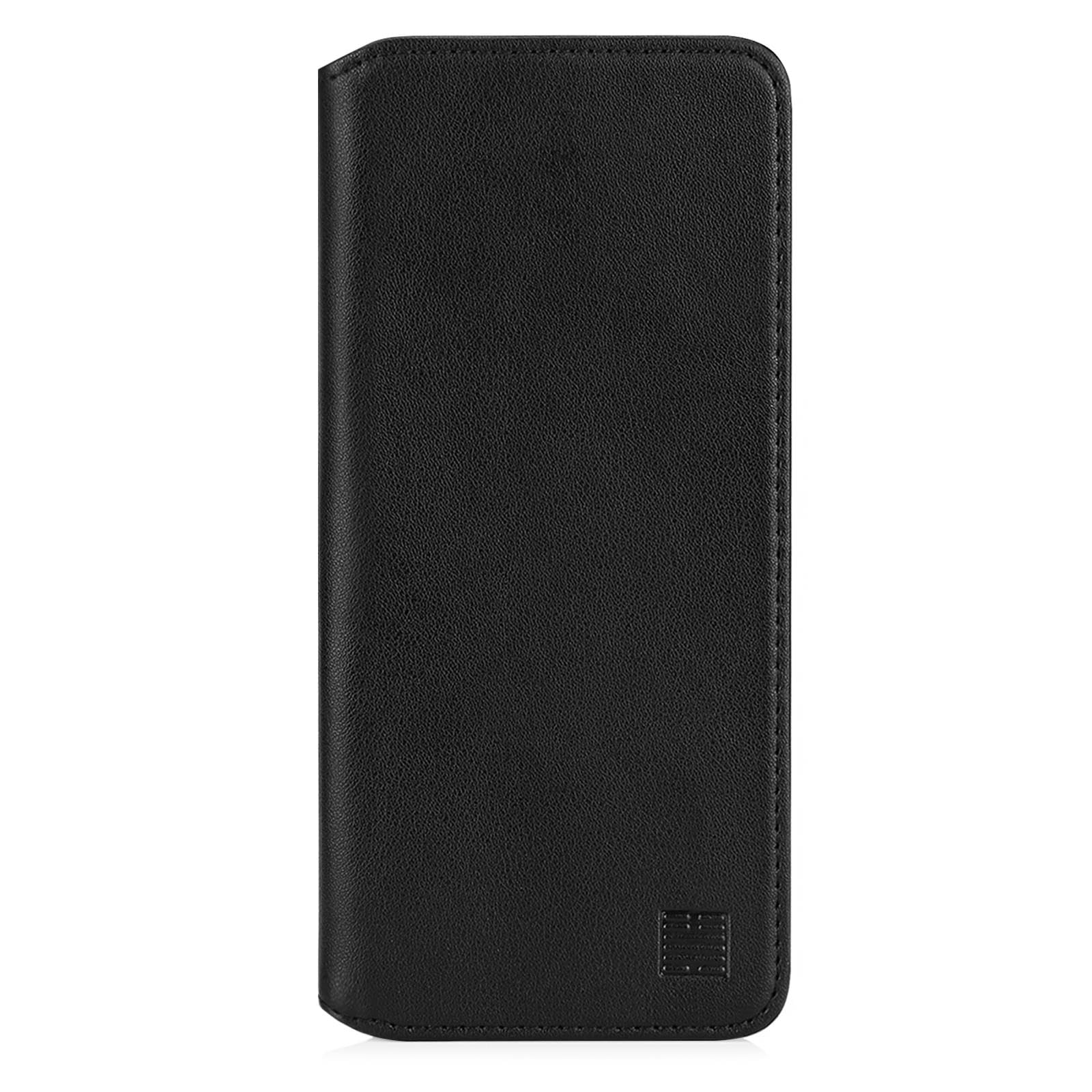 32nd Leder-Hülle Für IPhone 16 Pro (6,3") – Mit RFID-Schutz, Magnetverschluss & Standfuß, Schwarz