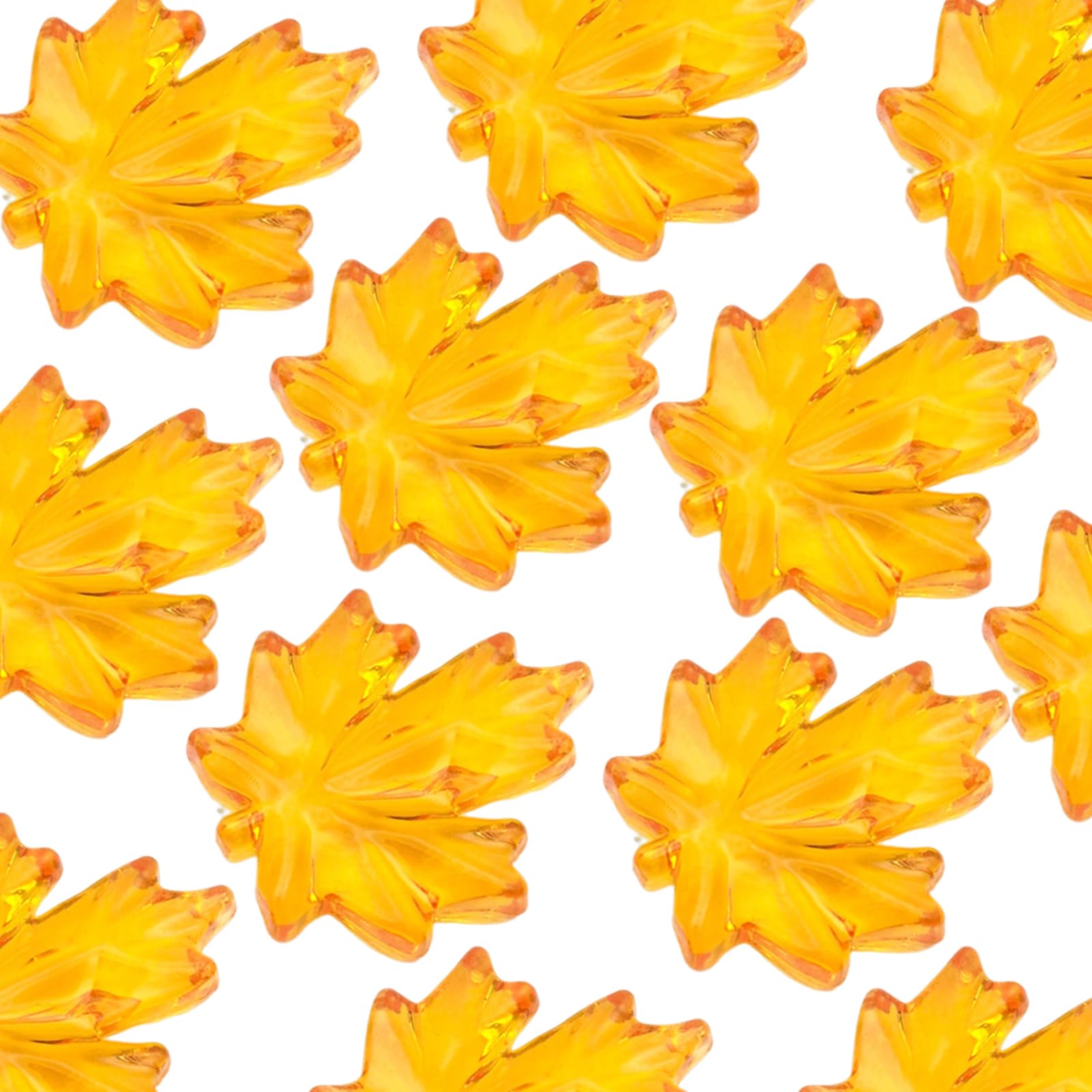Kalttoy 120Pieces Thanksgiving Acrylic Vase Fillers for Tablescape and Creative Projects Harvest Festival Supplies Seasonal Party Embellishments