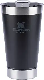 Stanley - Copo Térmico para Cerveja, 473ml, com Tampa, para Bebidas Quentes ou Frias, Matte-Black