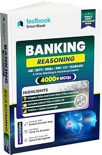 Banking Reasoning SmartBook 2025 | English Medium | 4000+ Chapterwise TCS PYQs & MCQs | Verbal & Non-Verbal | Ideal for SB... Price In India