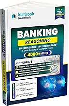 Testbook Banking Reasoning SmartBook with 4000+ MCQs & PYQs 2025 Edition | Verbal & Non-Verbal | Ideal for SBI PO/Clerk, IBPS, RRBs, RBI, LIC, NABARD & Other Bank Exams 2026 (Smartbook Series)