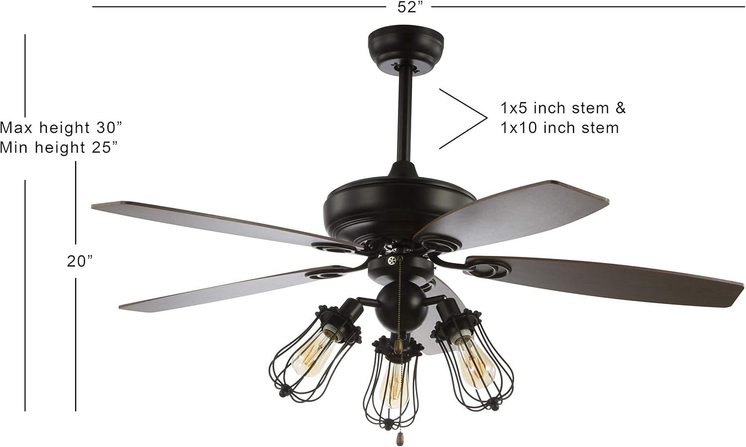Exclusive Discount 50% Price JONATHAN Y JYL9601A Bohemian Lucas Caged 3-Light Metal/Wood LED Ceiling Fan, 52, Black Get Popular Offer JONATHAN Y JYL9601A Bohemian Lucas Caged 3-Light Metal/Wood LED Ceiling Fan, 52, Black