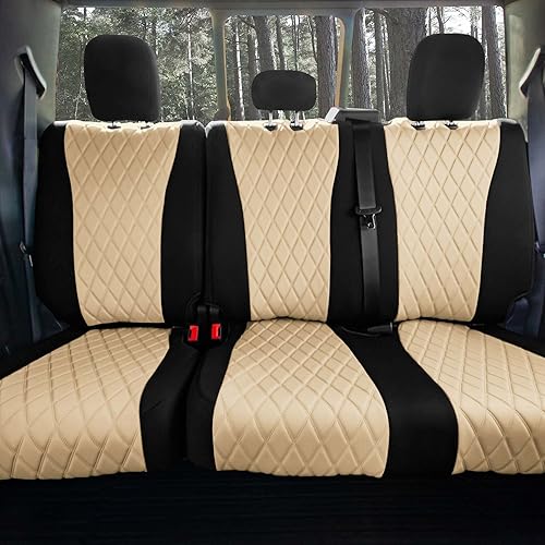 Miniatura 3 de FH Group Fundas de asiento Neosupreme de ajuste personalizado para Ford F-150 XLT 2015-2022 Lariat Raptor y Ford F-250 F-350 F-450 2017-2022 con