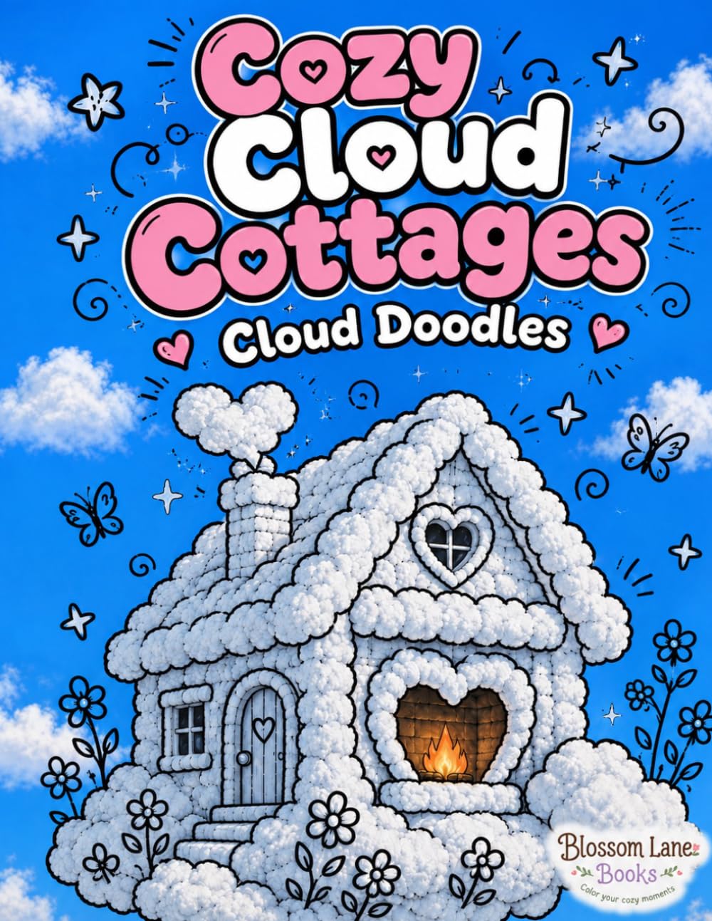 Cozy Cloud Cottages Cloud Doodles: Whimsical Cloud Cottage Scenes to Doodle, Decorate & Make Your Own