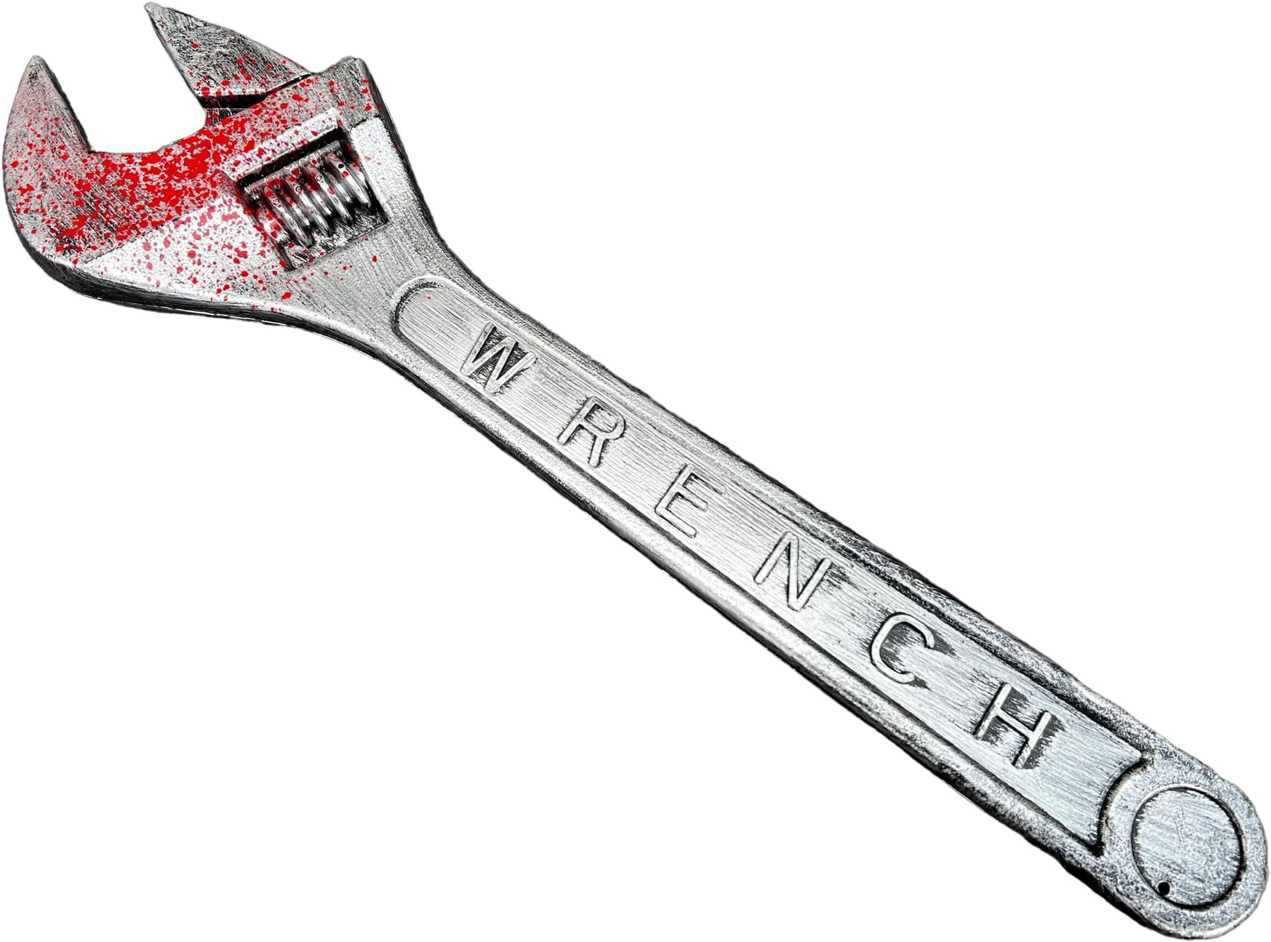 Large Spanner, Adjustable Wrench, Realistic, Builders Prop, Bloody, Halloween Weapons