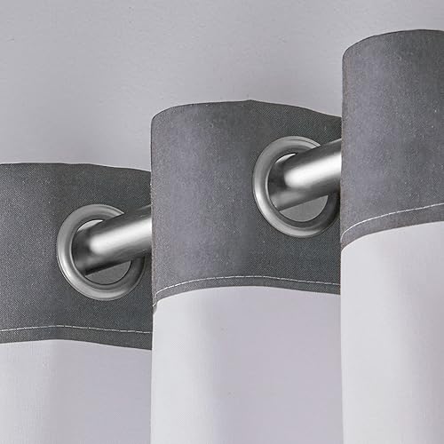 Miniatura 3 de Cortinas Exclusive Home Curtains Surfside Cabana para ventanas, a rayas, de algodón, un par