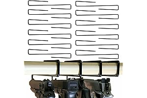 Pistol Hanger for Gun Safe - 12 Pistol Safe Shelf Handgun Pistol Organizer Hangers Stand