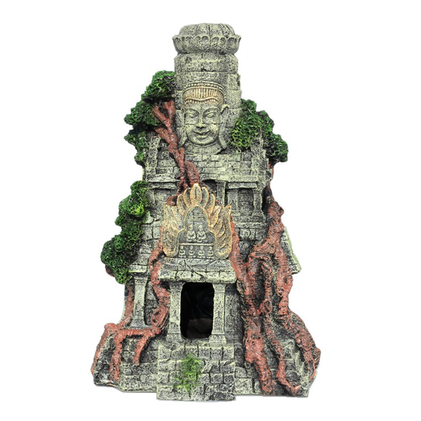Toddmomy 1pezzi Decorazione Acquario Resina con Statua Buddhista Ornamento per Pesci e Paesaggio Sottomarino Decorazione per Ambienti Domestici e Uffici