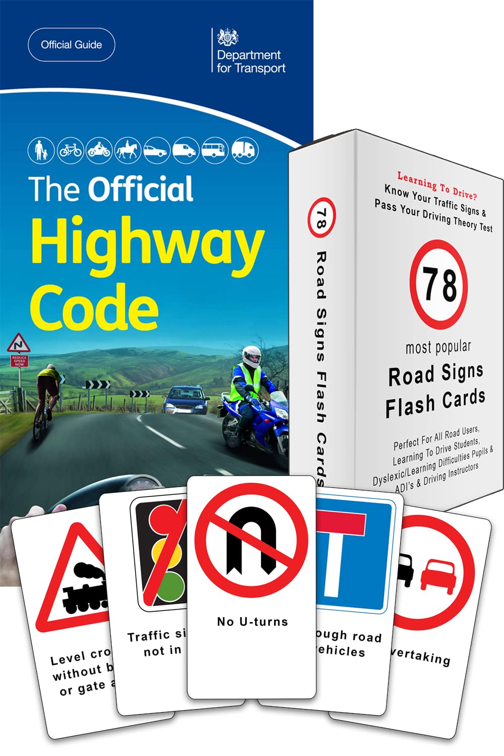 Buy The Highway Code Book 78 Road Signs Flash Cards Know Your Buy The Highway Code Book 78 Road Signs Flash Cards Know Your